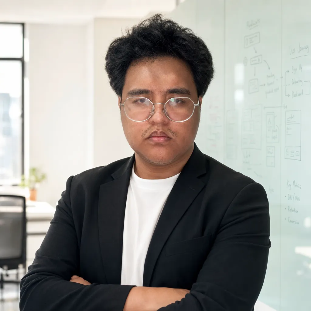 AI portrait result: Tech Startup Founder