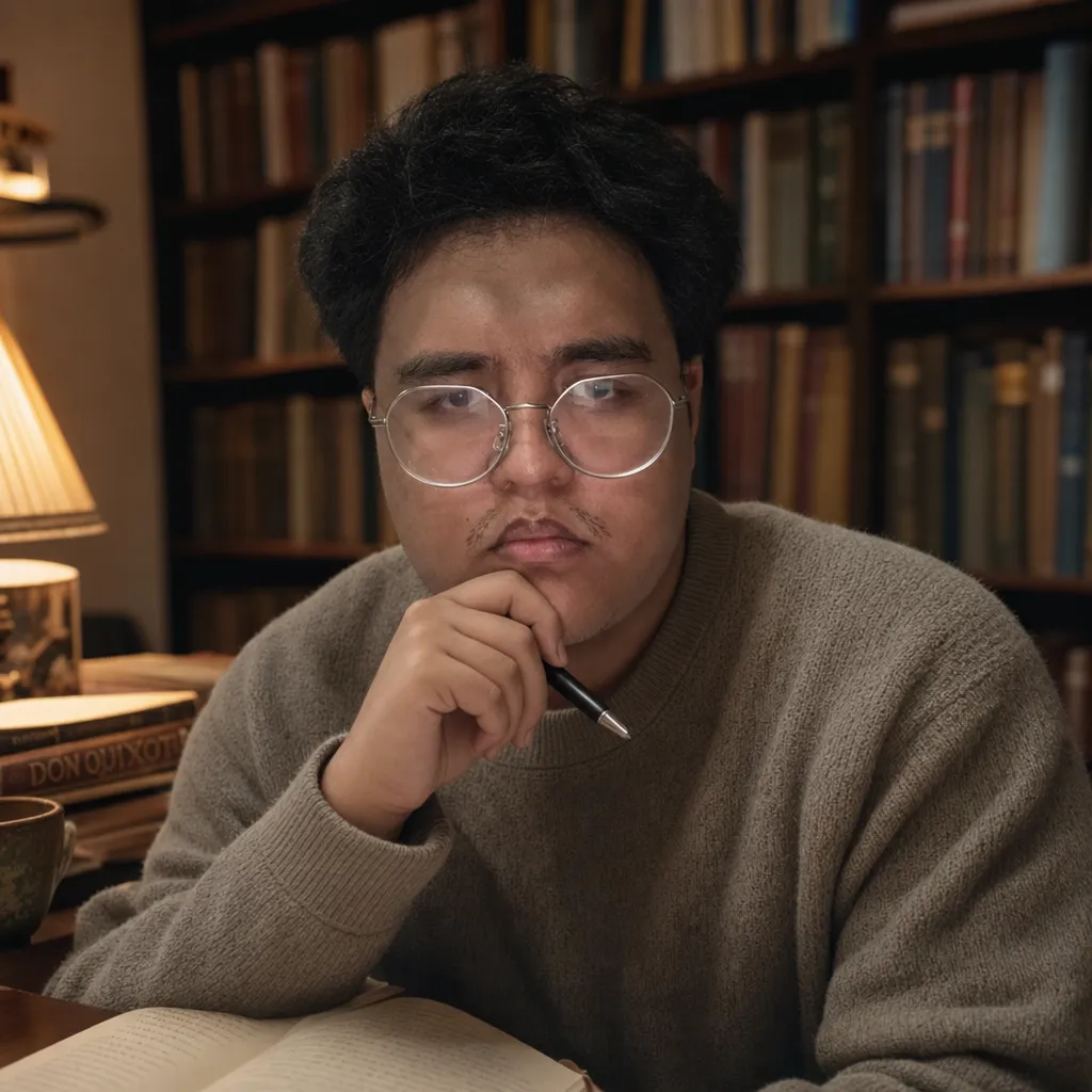 AI portrait result: Author / Writer Portrait