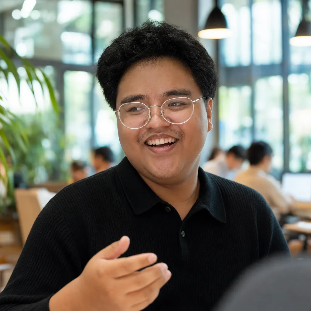 AI portrait result: Coworking Candid