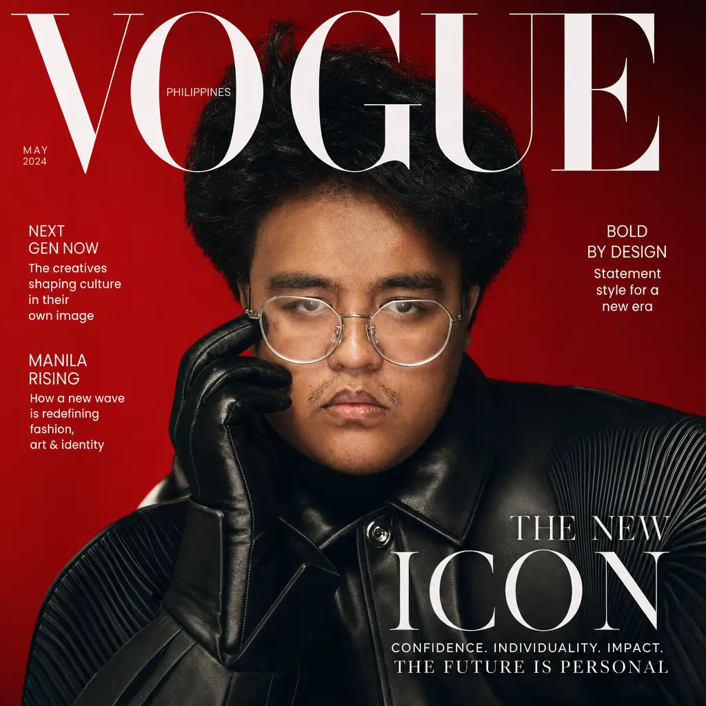 AI portrait: Vogue Magazine Cover (Cinematic / Editorial)