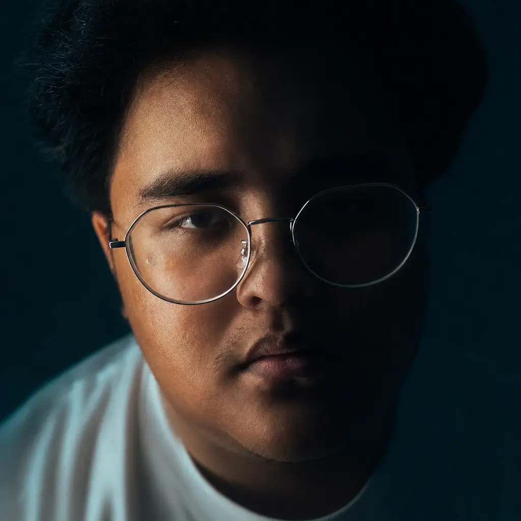 AI portrait: Moody Cinematic Close-Up (Cinematic / Editorial)