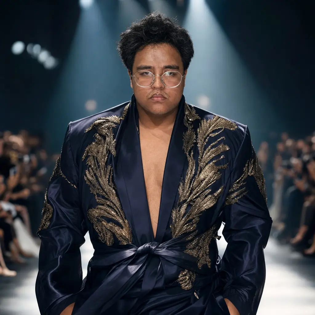 AI portrait: High Fashion Runway (Cinematic / Editorial)