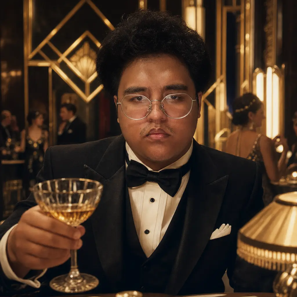 AI portrait: Art Deco Gatsby Era (Cinematic / Editorial)