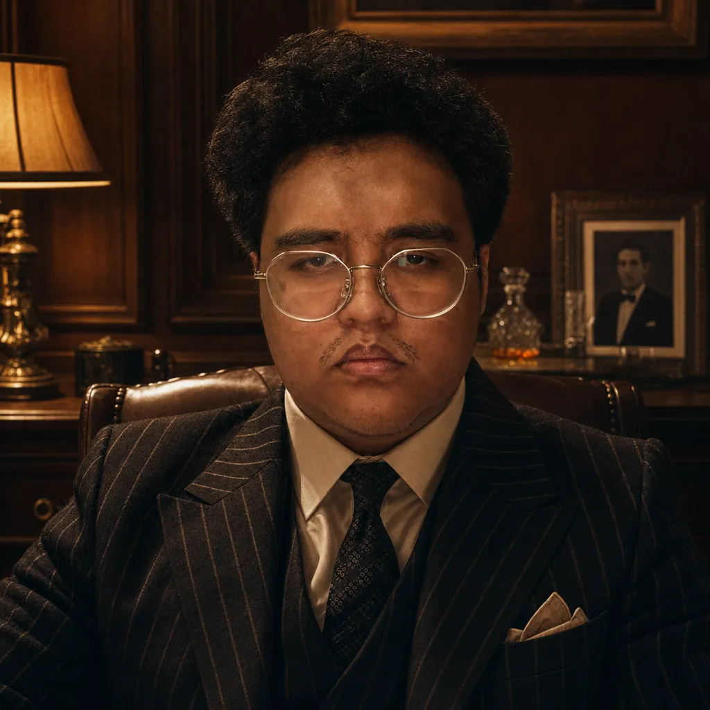 AI portrait result: Mafia Boss Cinematic