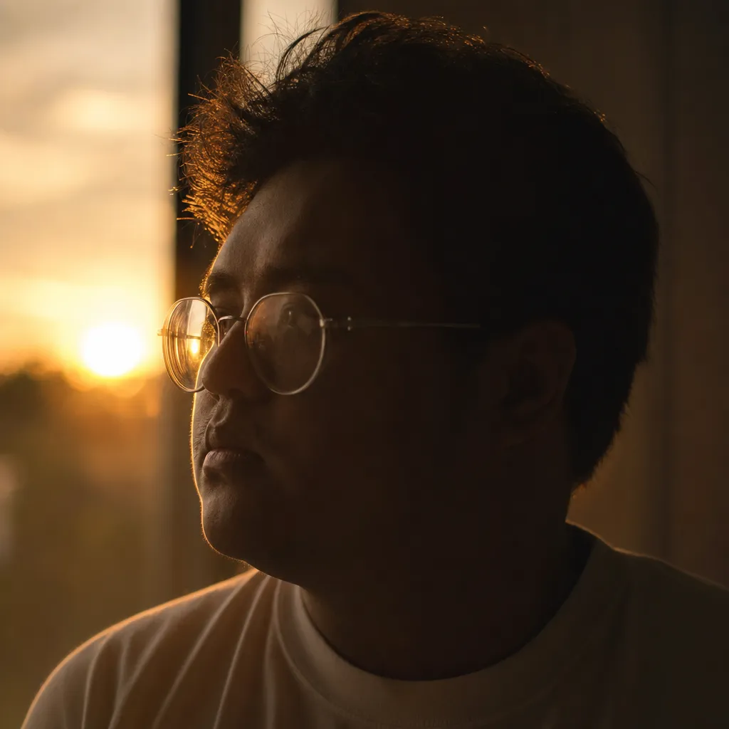 AI portrait result: Cinematic Silhouette