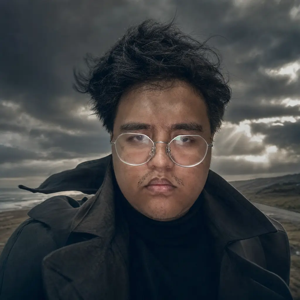 AI portrait: Dramatic Storm Portrait (Cinematic / Editorial)