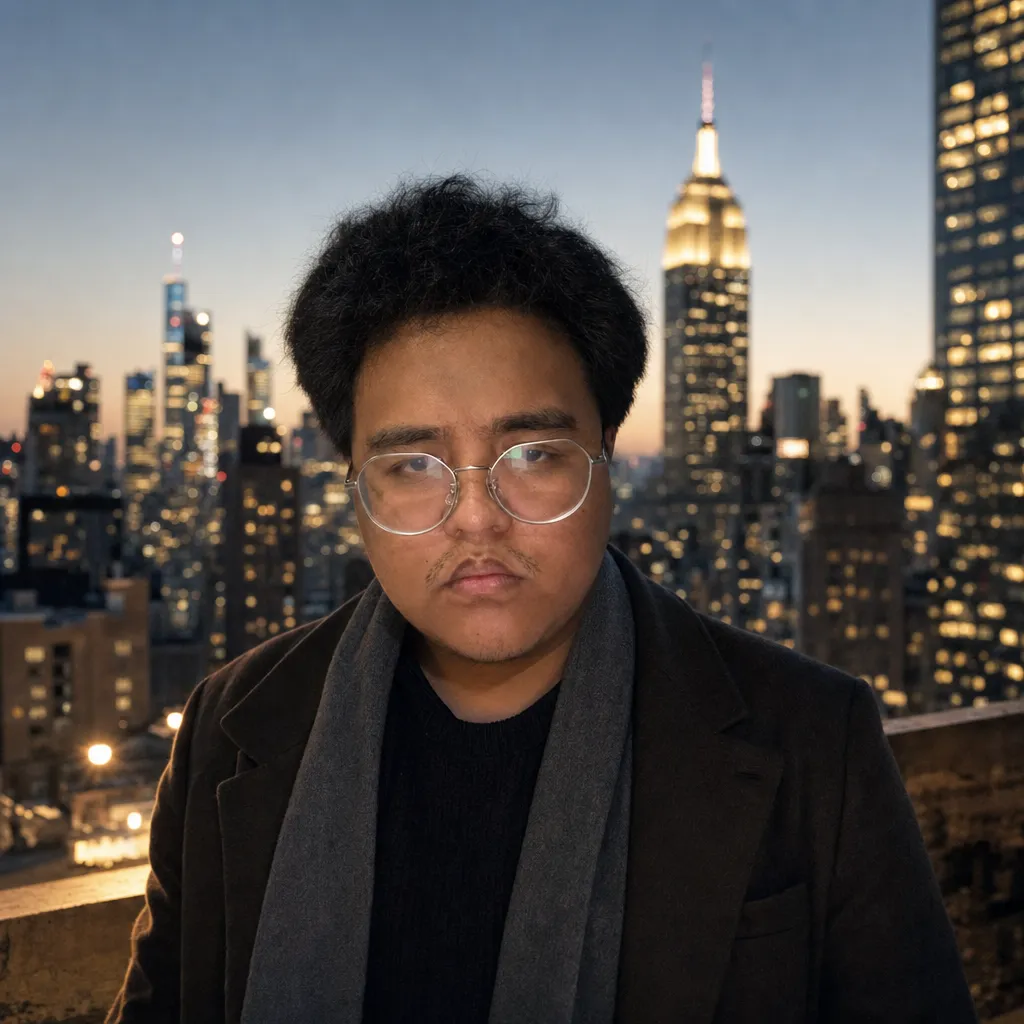 AI portrait result: New York Rooftop
