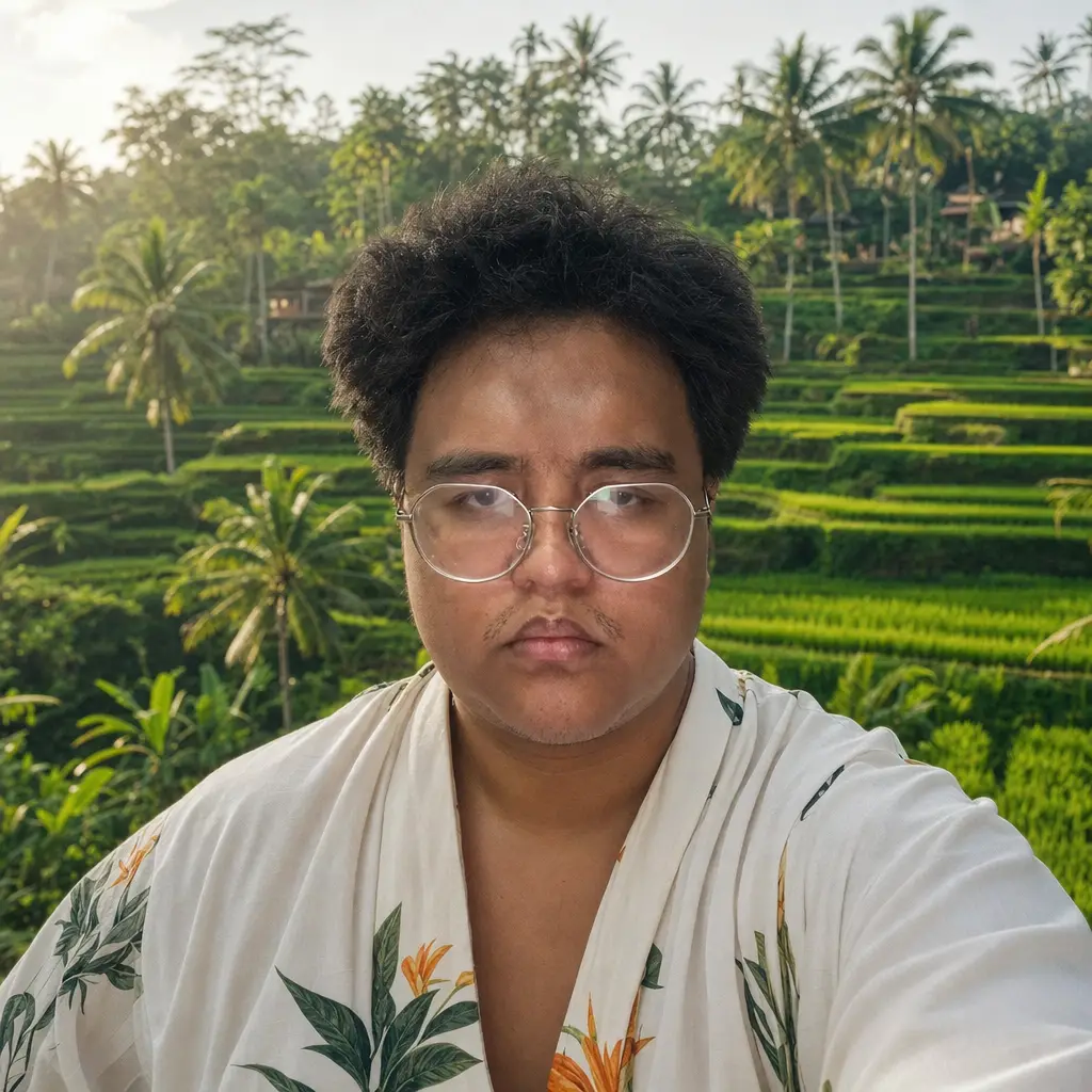 AI portrait: Bali Rice Terraces (Travel / Lifestyle)