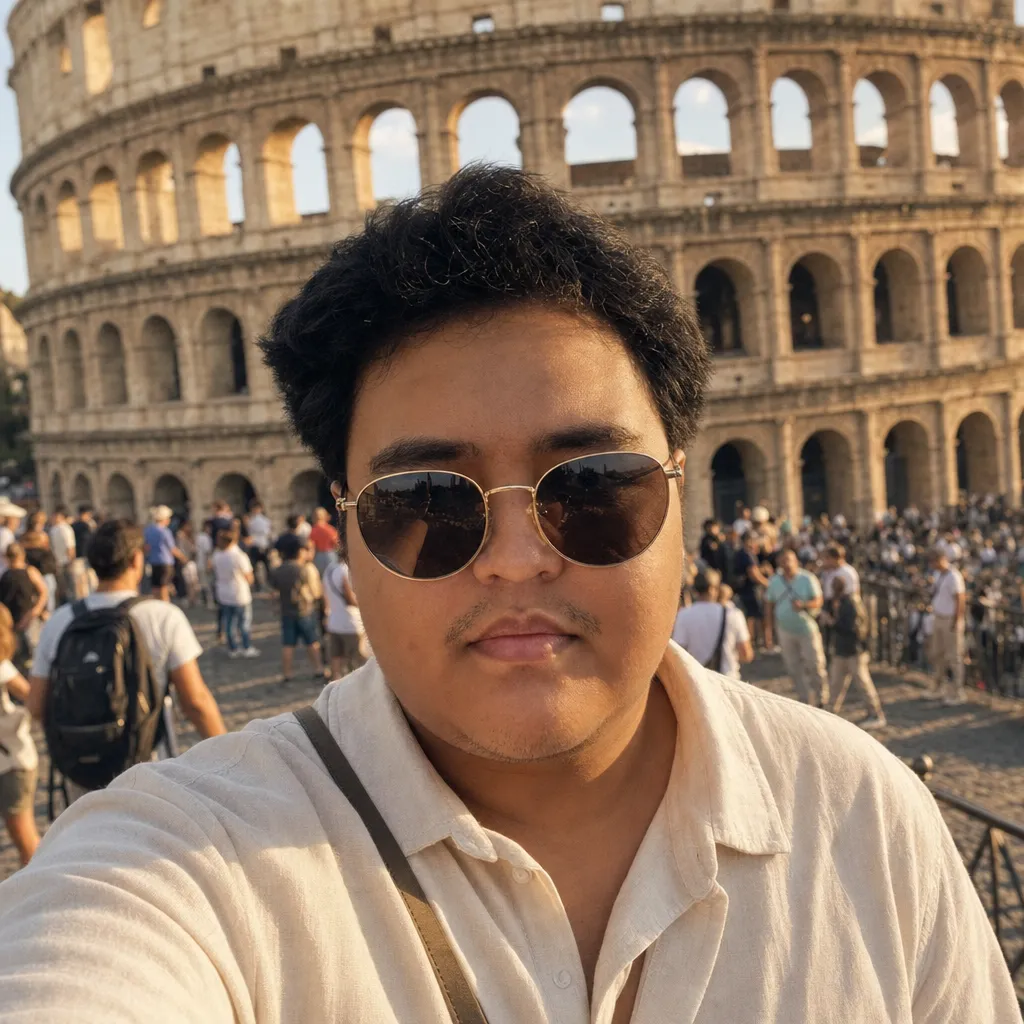 AI portrait result: Rome Colosseum