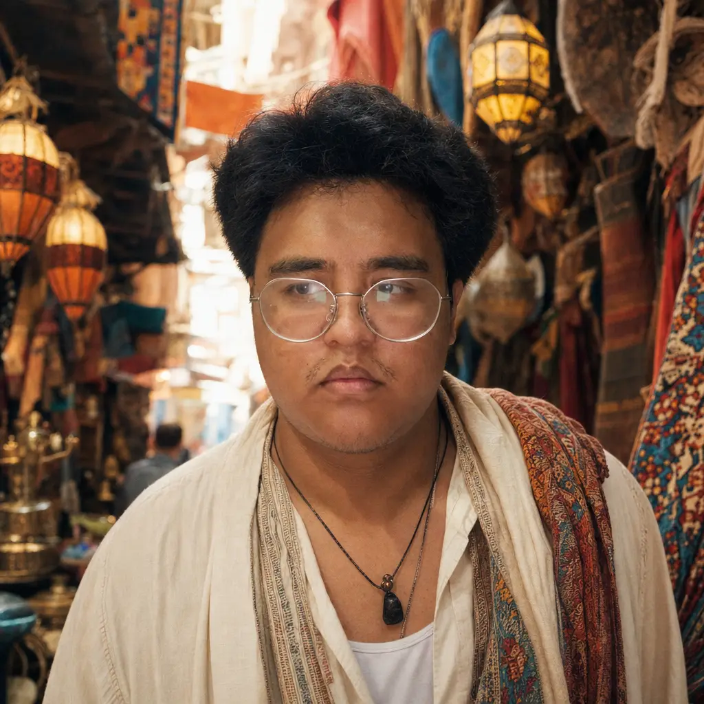 AI portrait: Marrakech Market (Travel / Lifestyle)
