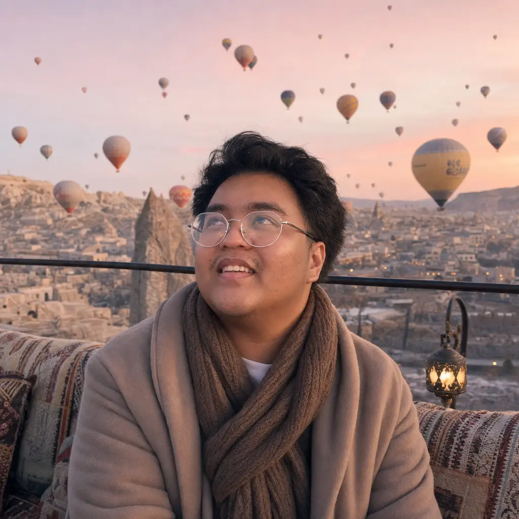 AI portrait: Cappadocia Balloons (Travel / Lifestyle)