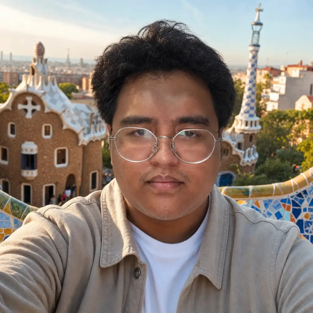 AI portrait: Barcelona Gaudí (Travel / Lifestyle)
