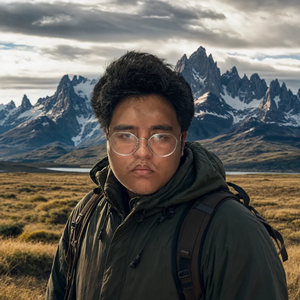 AI portrait result: Patagonia Wilderness