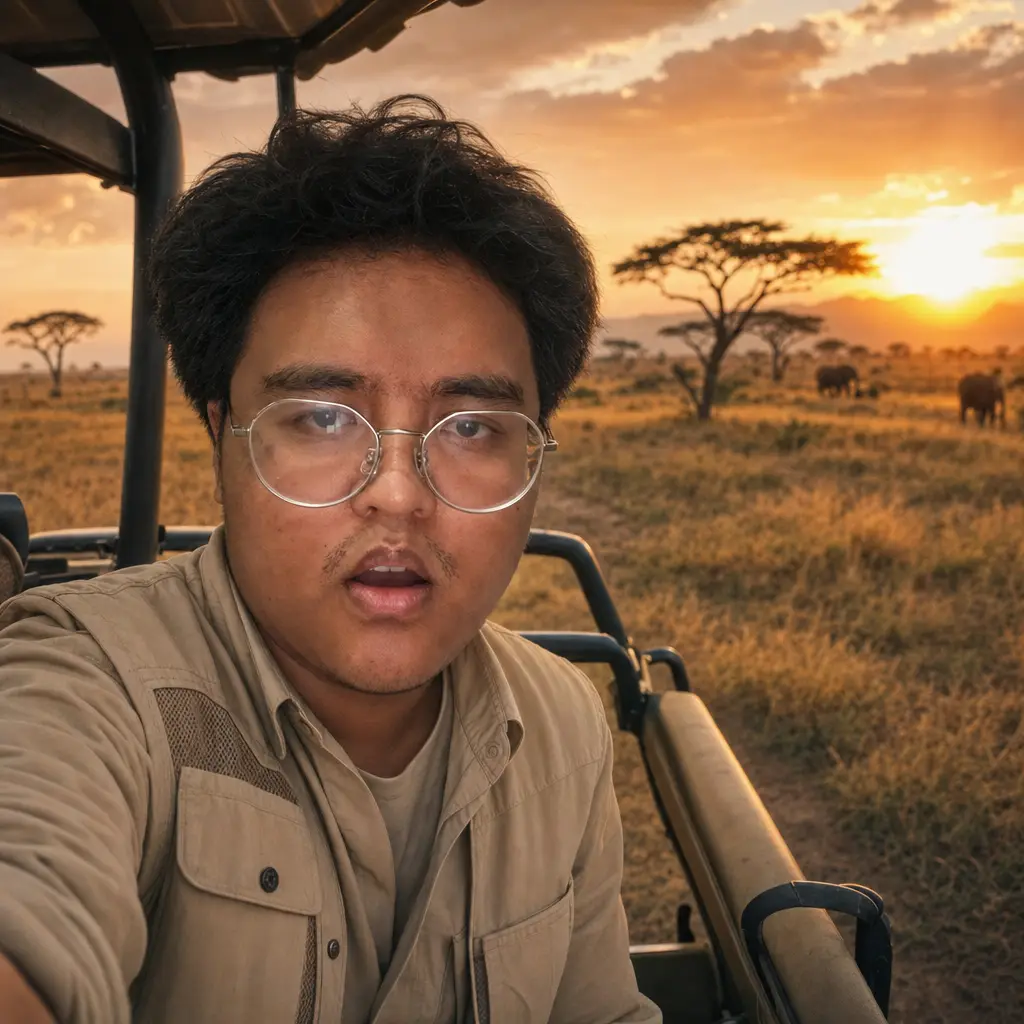 AI portrait: African Safari (Travel / Lifestyle)