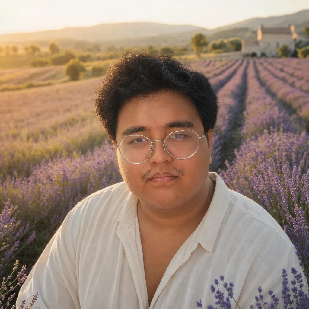 AI portrait result: Provence Lavender
