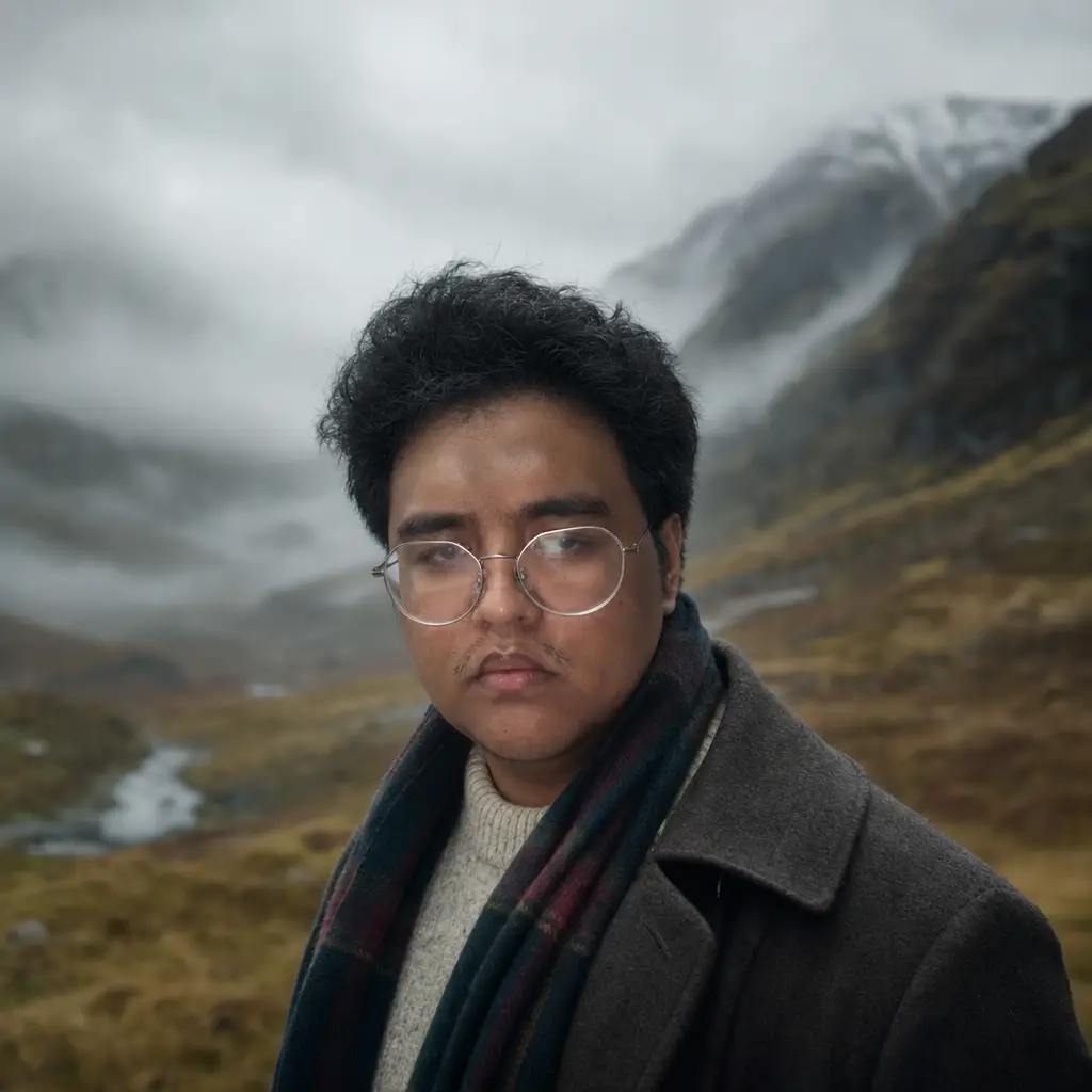 AI portrait: Scottish Highlands (Travel / Lifestyle)