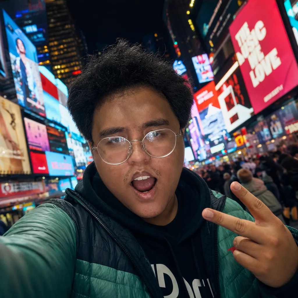 AI portrait result: Times Square Energy