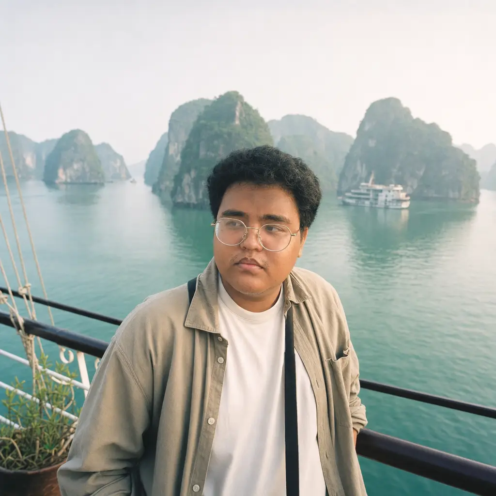 AI portrait: Vietnam Ha Long Bay (Travel / Lifestyle)