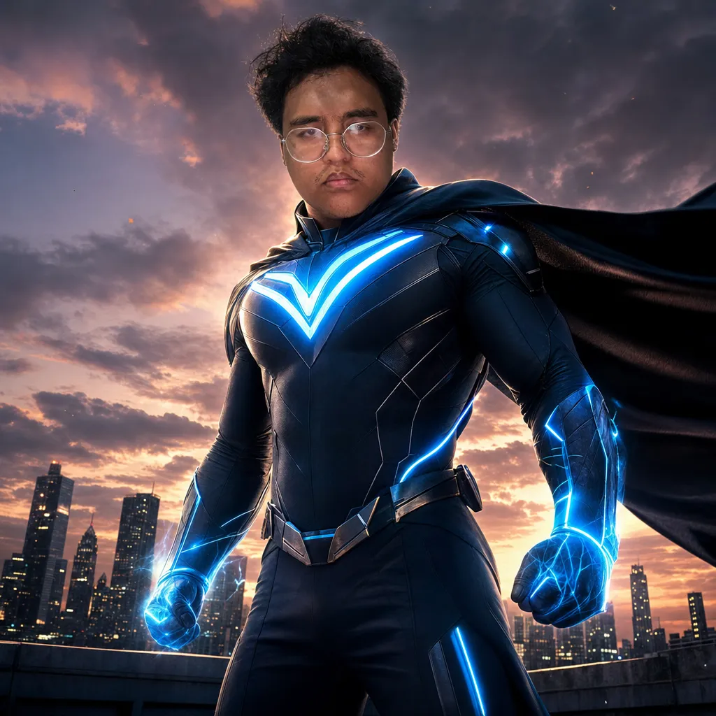 AI portrait result: Marvel-Style Superhero