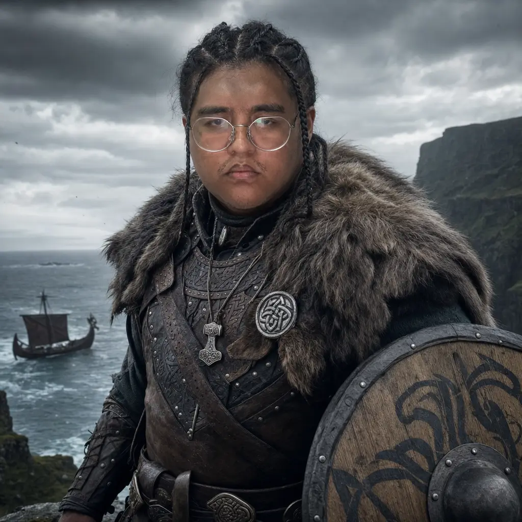 AI portrait: Viking Warrior (Fantasy / Themed)