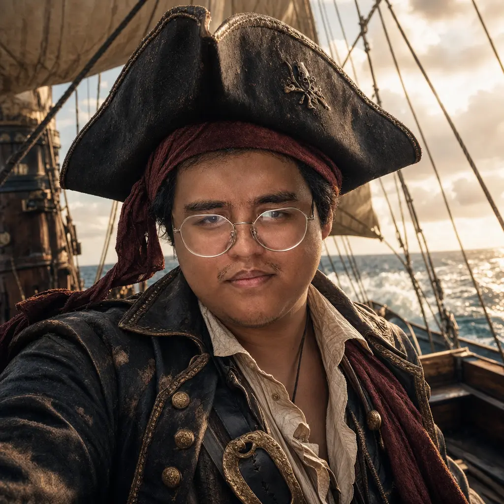 AI portrait: Pirate Captain (Fantasy / Themed)