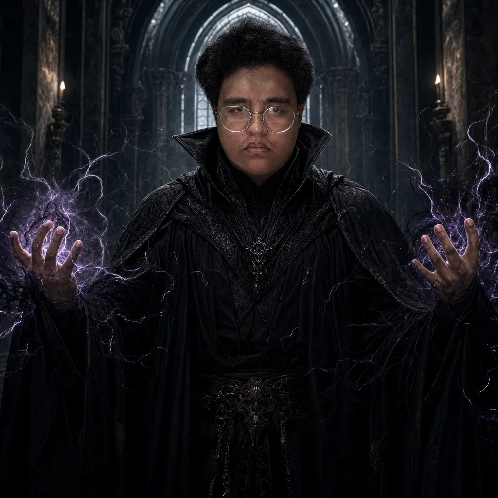 AI portrait result: Dark Sorcerer / Villain