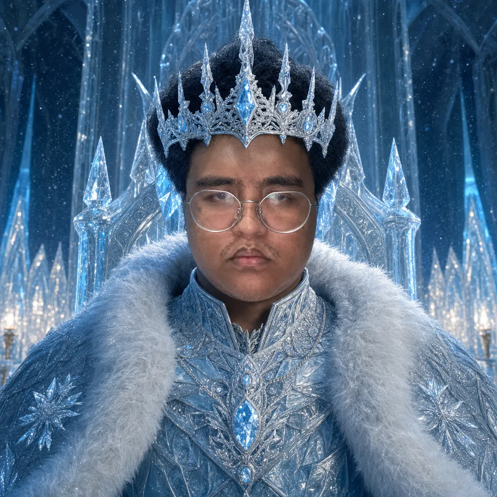 AI portrait result: Ice Queen / King