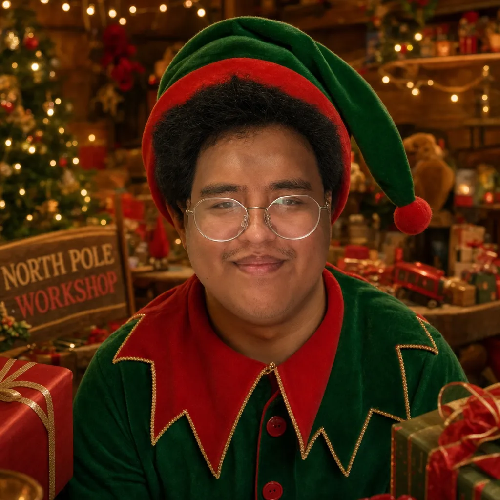 AI portrait result: Santa's Workshop Elf