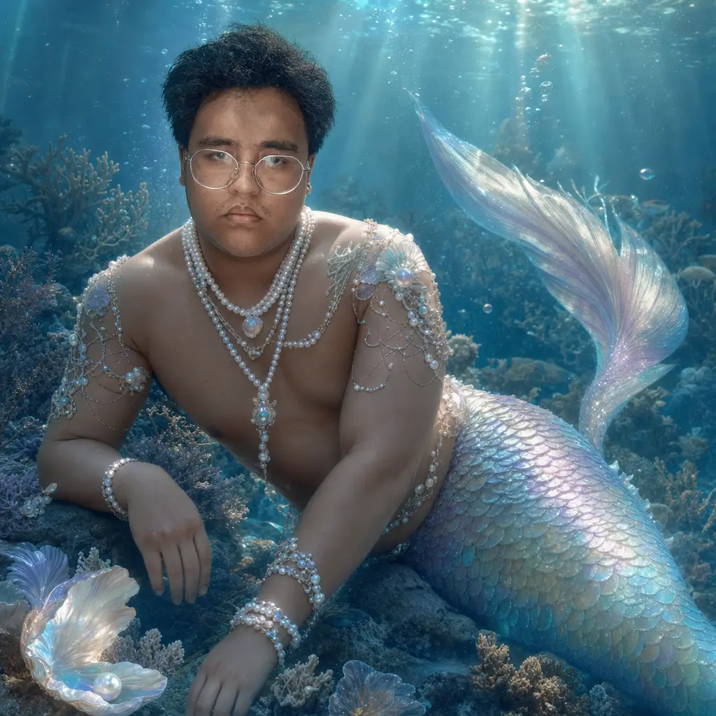 AI portrait: Mermaid / Merman (Fantasy / Themed)