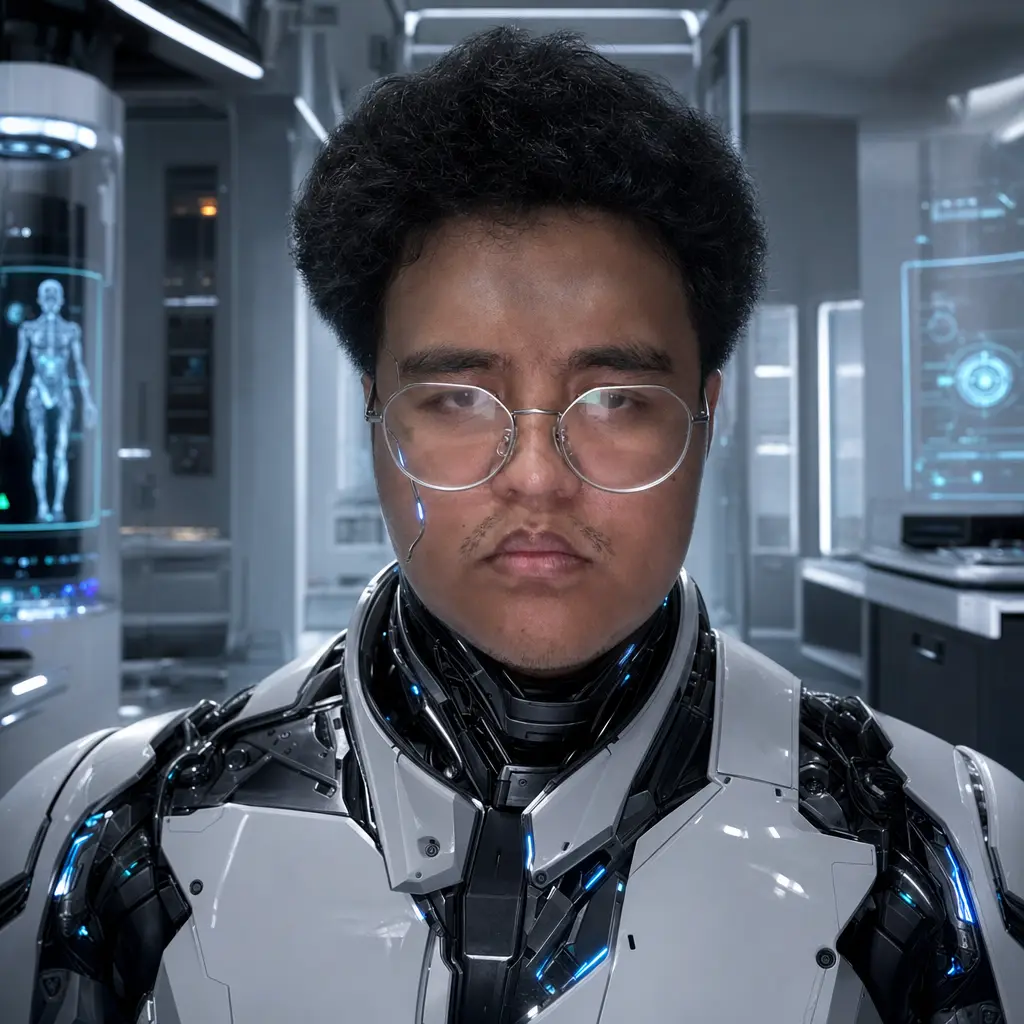 AI portrait: Futuristic Cyborg (Fantasy / Themed)