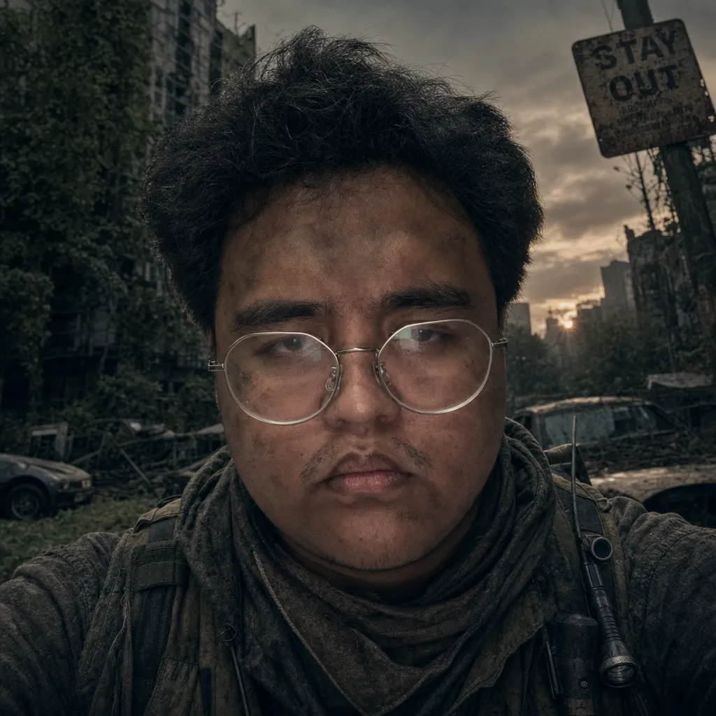 AI portrait result: Zombie Apocalypse Survivor