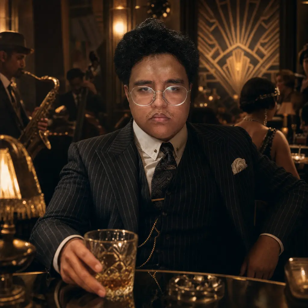 AI portrait: 1920s Flapper / Gangster (Fantasy / Themed)