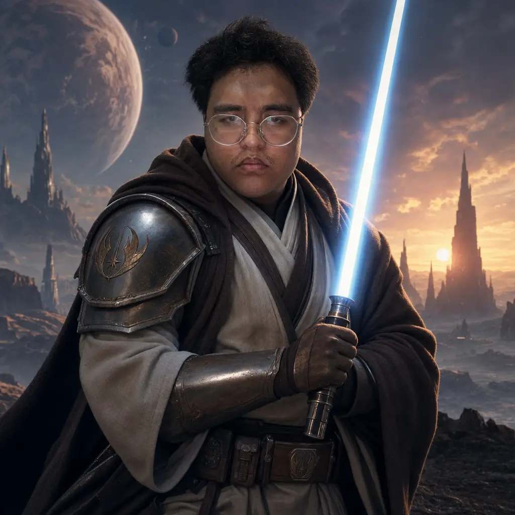 AI portrait: Galaxy Jedi-Style Knight (Fantasy / Themed)