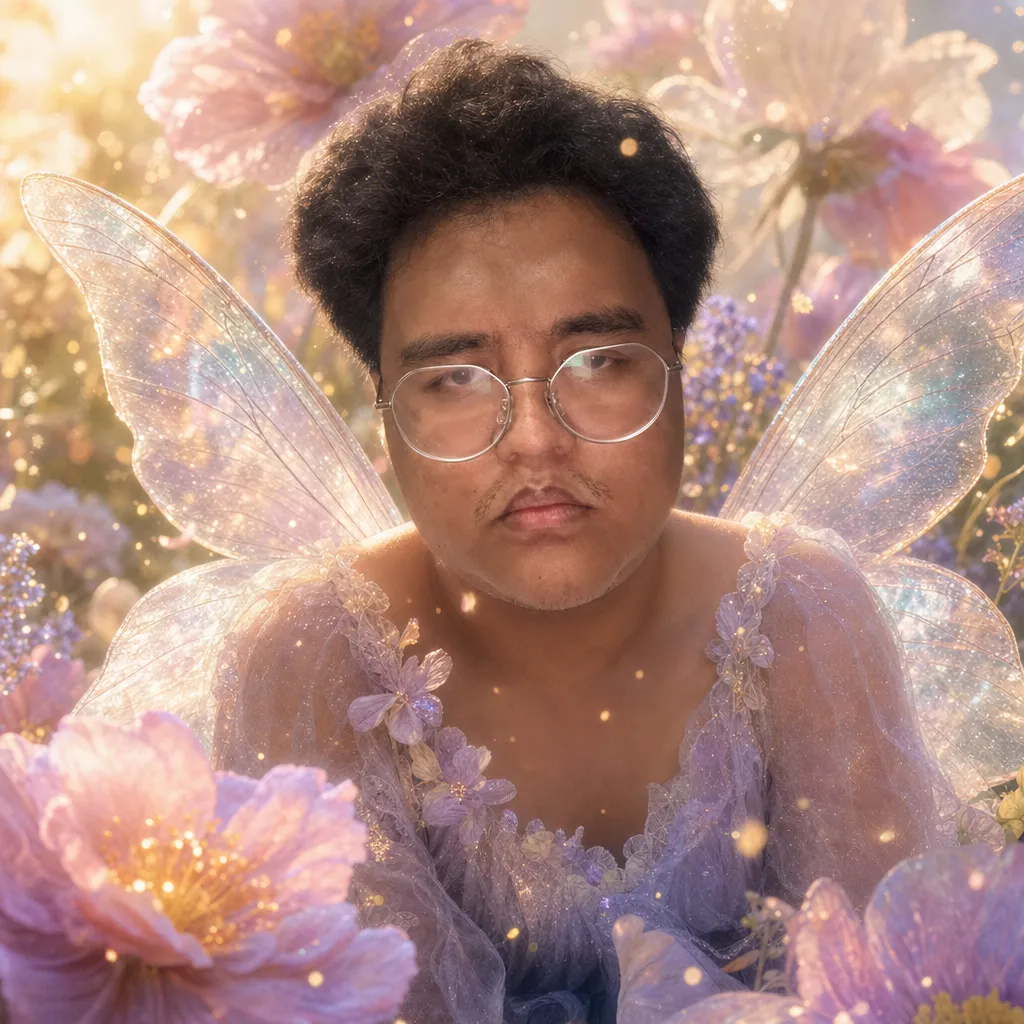 AI portrait result: Enchanted Garden Fairy