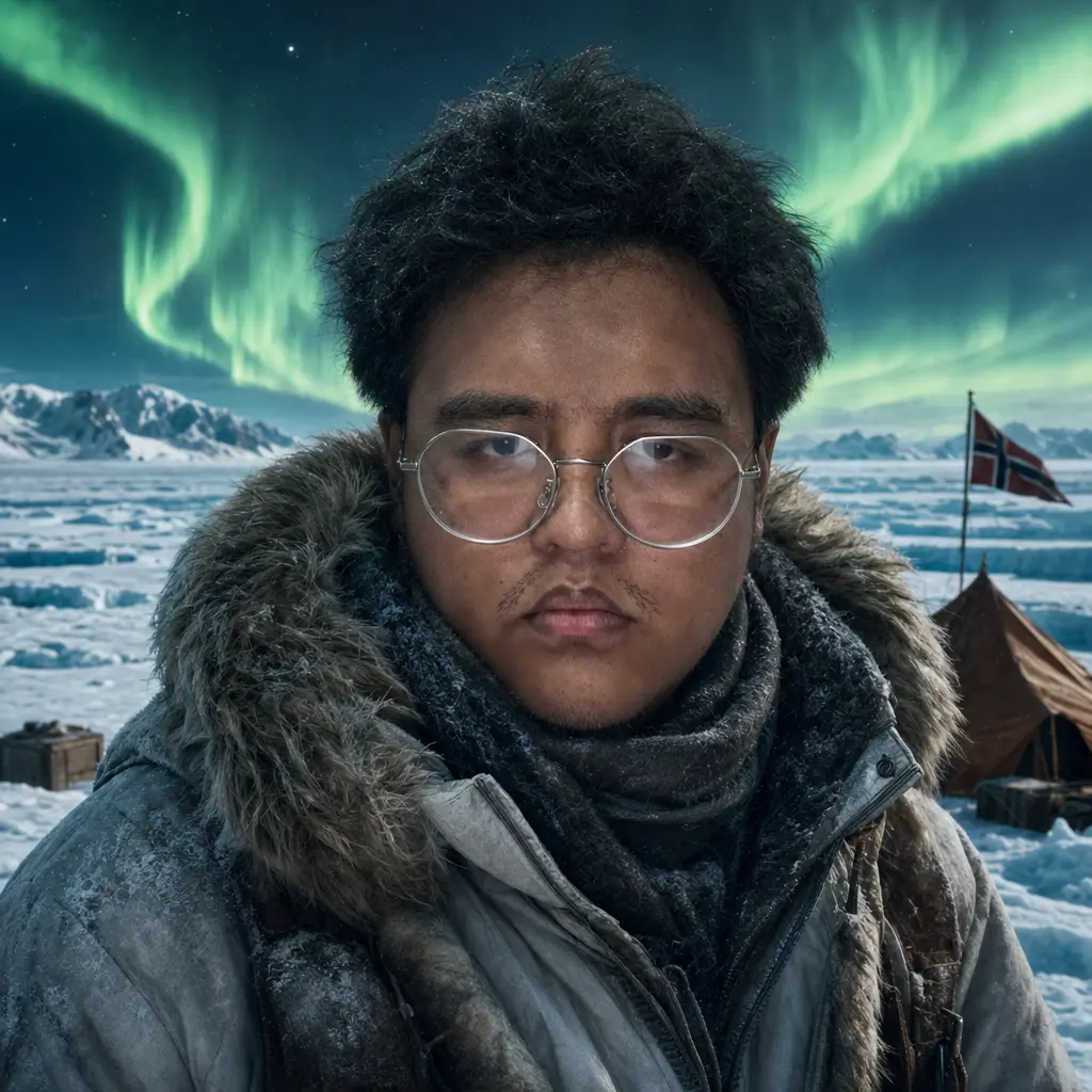 AI portrait: Arctic Explorer Hero (Fantasy / Themed)